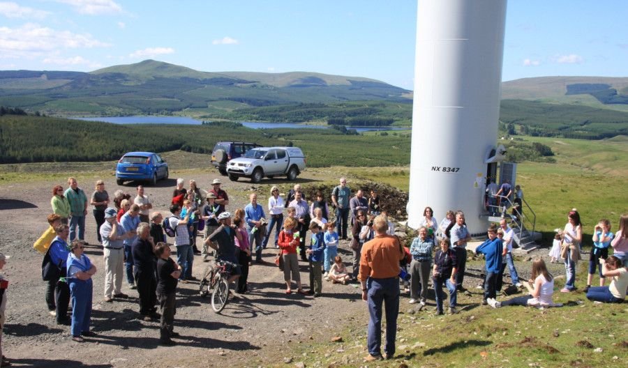 Launch of the Fintry turbine